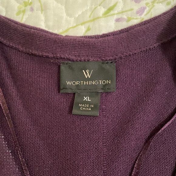 Worthington beautiful like new sweater. Size XL - Picture 6 of 9